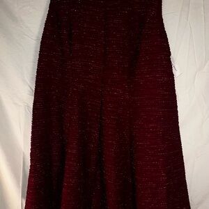 Lane Bryant Burgundy A-Line Dress